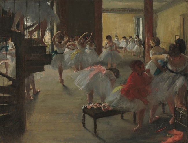 Edgar Degas, The Ballet Class, c. 1873, National Gallery of Art Washington, DC