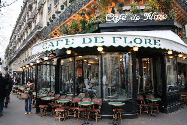 Cafe de Flore, James Baldwin