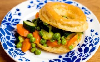 Recipes: Savory Choux Puffs with Glazed Summer Vegetables
