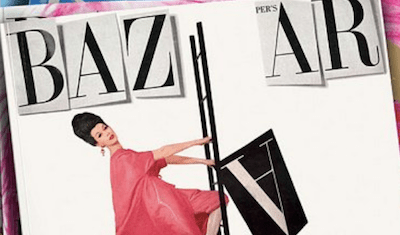 Harper's Bazaar Premier magazine de mode exhibition