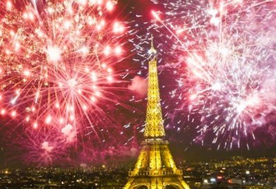 Bastille day fireworks