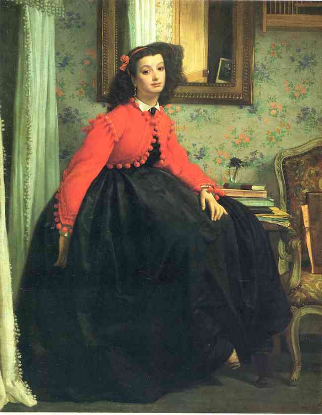 James Tissot, The Red Jacket, 1864, oil on canvas, Musée d’Orsay. Public Domain: Wikipedia