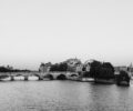 Black and white River Seine
