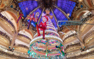 Christmas Windows at Paris Department Stores