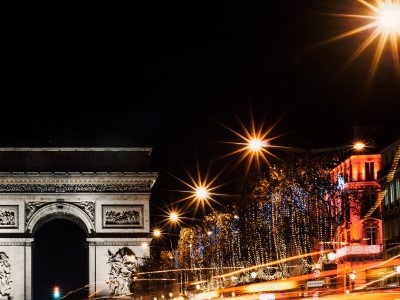 Holiday Illuminations on the Avenue des Champs-Élysées