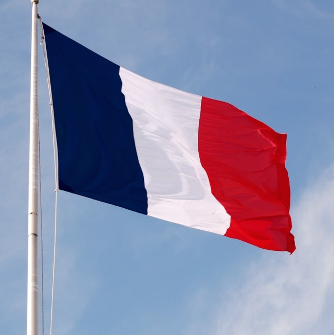 A Case of the Blues: The French Flag Shows its True Colors