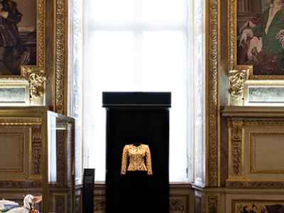 The Louvre exhibiting Yves Saint Laurent's work