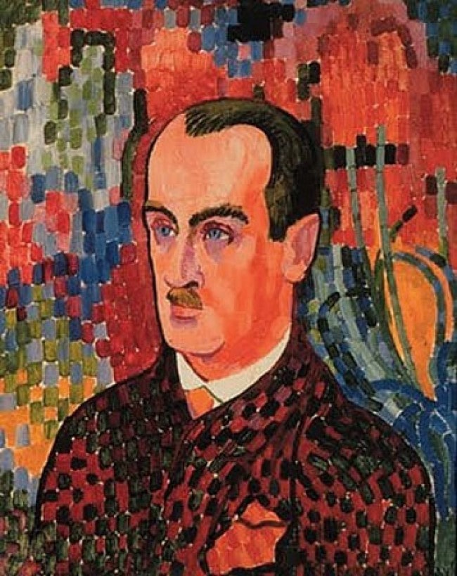 Robert Delaunay, Portrait of Wilhelm Uhde, 1907