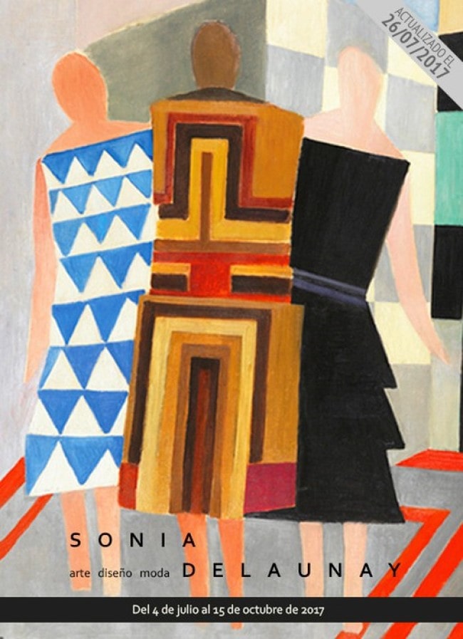 Sonia Delaunay exhibition in 2017 - poster