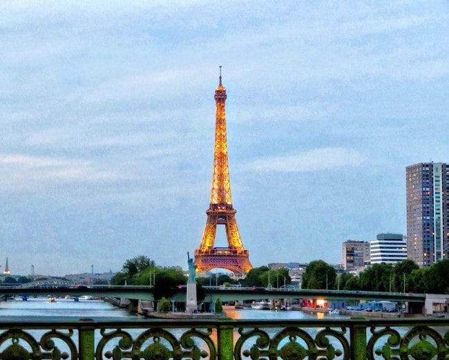 Bridge in Paris, Eiffel Tower View © Sue Aran