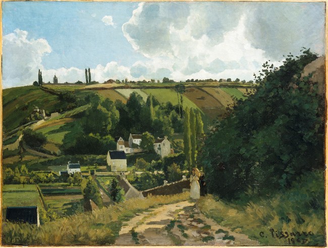 Jalais Hill, Pontoise, by Camille Pissarro, 1867. Metropolitan Museum of Art