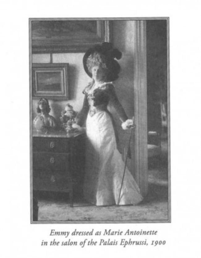 De Waal - Emmy dressed as Marie Antoinette