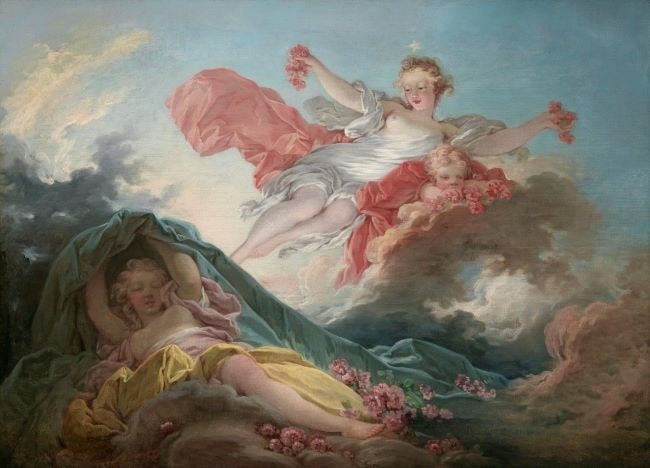 Jean-Honoré Fragonard, Aurora Triumphing Over Night