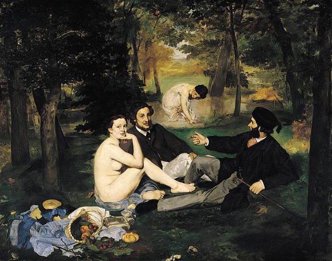 Édouard Manet, Le Déjeuner sur l'herbe (1863), Paris, musée d'Orsay.