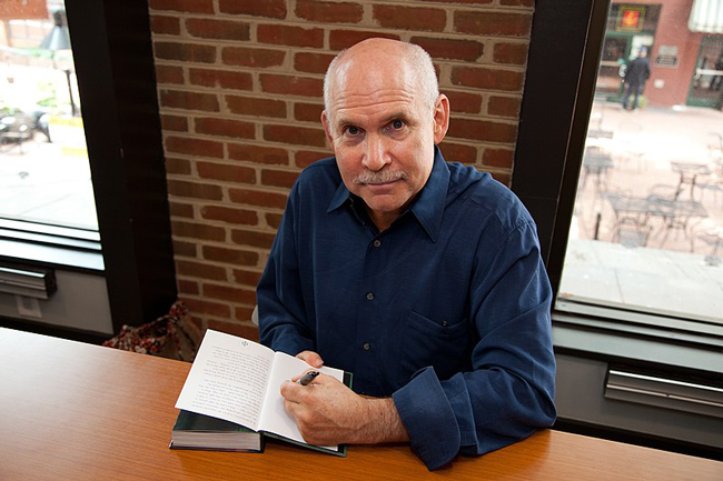 Steve McCurry at a book signing