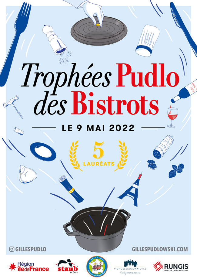 Trophees Pudlo des Bistrots poster