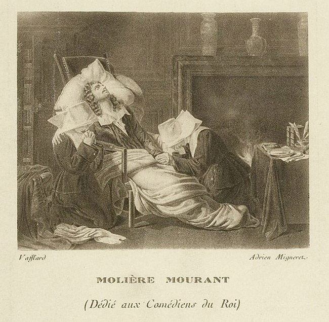 The death of Molière
