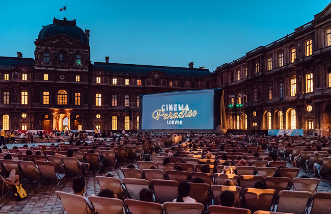Festival Cinema Paradiso Louvre screen