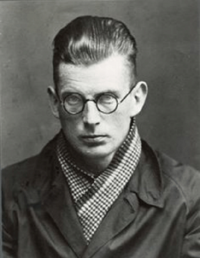 Photograph of Samuel Beckett as a student in the 1920s