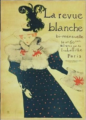 Henri de Toulouse-Lautrec, Misia Natanson Sert on the cover of The Revue Blanche