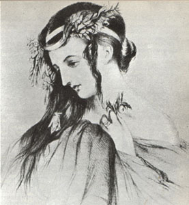 Harriett Smithson as Ophelia