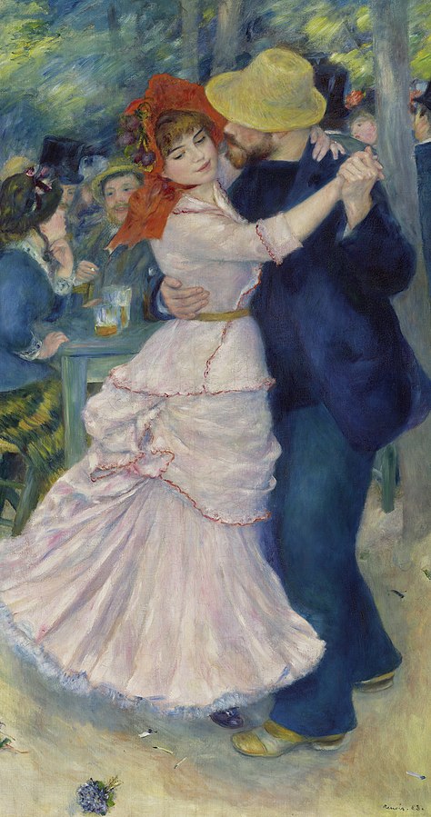 Pierre-Auguste Renoir, 'La danse à Bougival', 1883, Wikimedia Commons
