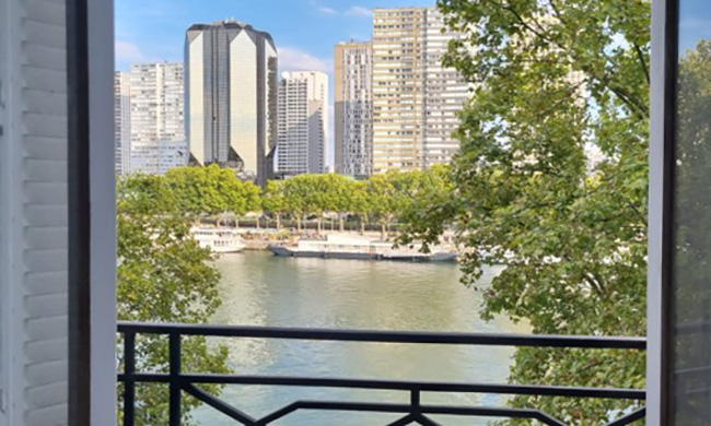 For Sale: 2-Bedroom Apartment with Views of the Seine