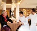 Bruno Verjus with two Chefs at Cavalieri