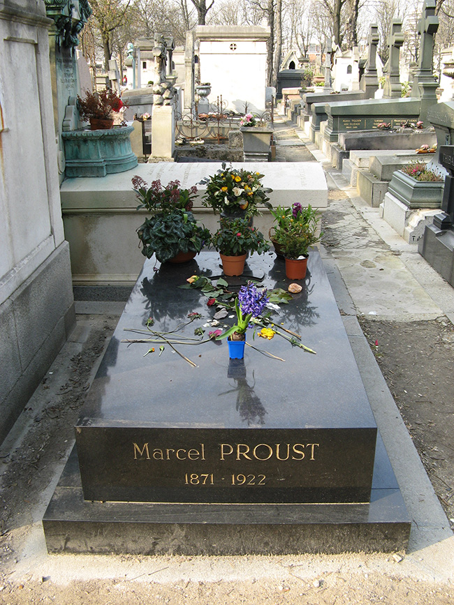 Marcel Proust cemetery Père Lachaise