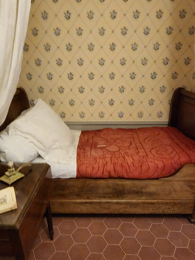Photo of child's bedroom recreated at Marcel Proust museum