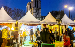 Christmas Market at Notre-Dame