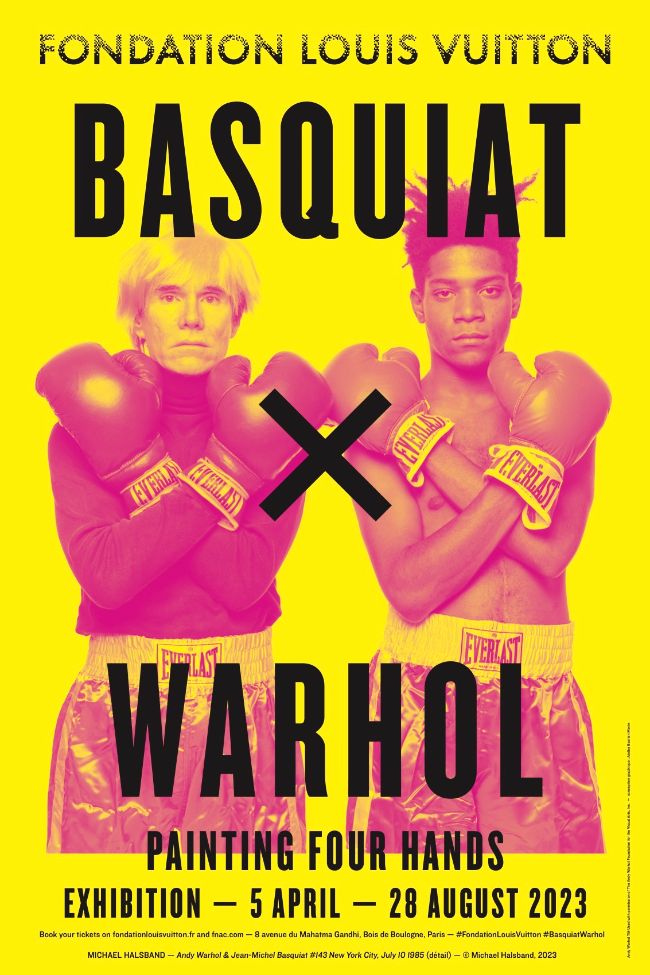 Warhol and Basquiat exhibition at the Fondation Louis Vuitton