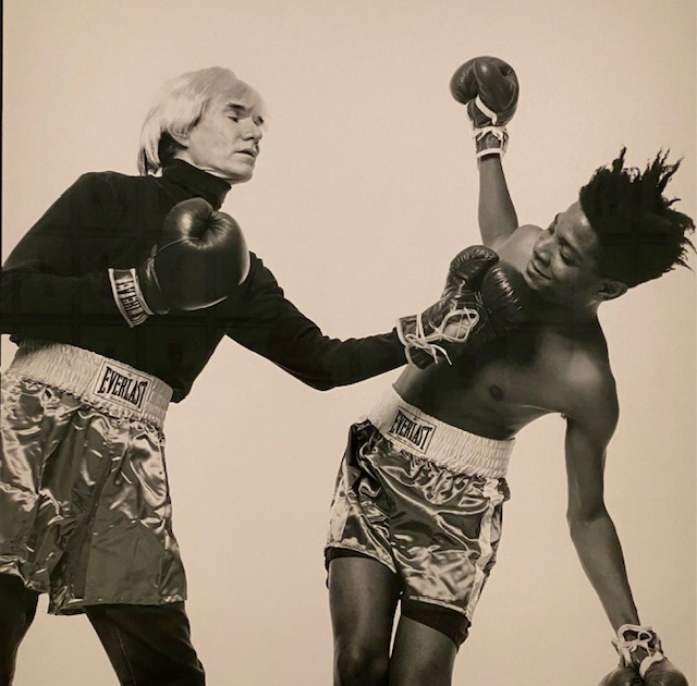 Basquiat × Warhol. Painting four hands