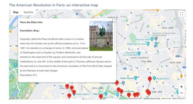 Trace the American Revolution in Paris