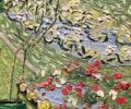 Detail 2, Garden at Auvers-sur-Oise, Vincent van Gogh, 1890