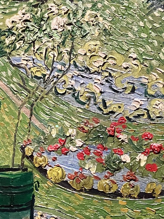 Detail 2, Garden at Auvers-sur-Oise, Vincent van Gogh, 1890