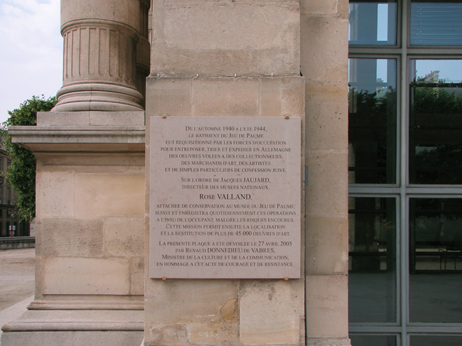 Galerie nationale du Jeu de Paume in Paris