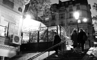 Paris Vignettes: Nighttime in Montmartre