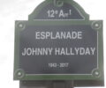 Esplanade J Halliday sign