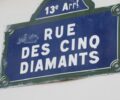 Rue des 5 Diamants sign