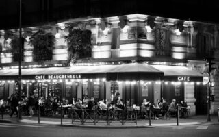 Paris Vignettes: Cafés at Night