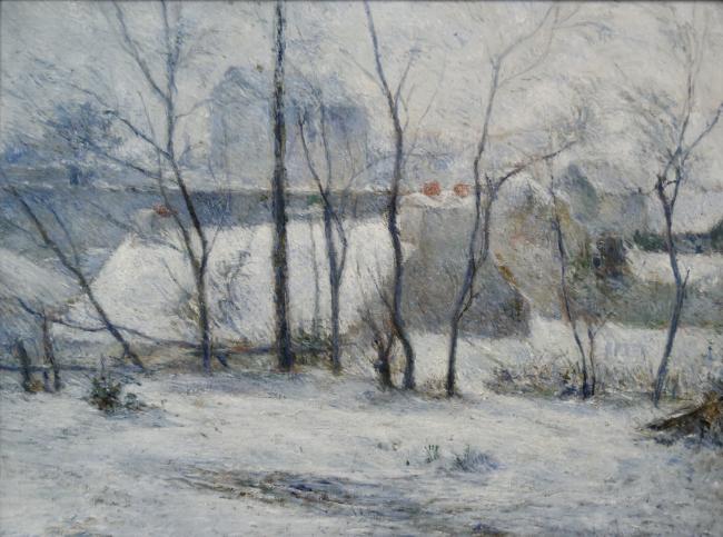 Gauguin - La Neige à Vaugirard II (1879)wikimedia