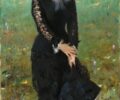 John Singer Sargent, Marie Buloz Pailleron, Madame Edouard Pailleron, 1879, National Gallery of Art, Washington, Corcoran Collection (Museum Purchase and gifts of Katherine McCook Knox, John A. Nevius and Mr. and Mrs. Lansdell K. Christie), 2014.79.53