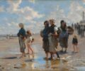John Singer Sargent, Setting Out to Fish, 1878, Boston Museum of Fine Arts
