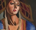 Tamara de Lempika, Russian Dancer, 1924-1925, oil on canvas. Marek Roefler Collection / Villa La Fleur © Villa La Fleur. Photo: Marcin Koniak © Adagp, Paris, 2025.
