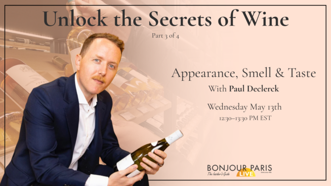 Register for Unlock the Secrets of Wine: Appearance, Smell & Taste