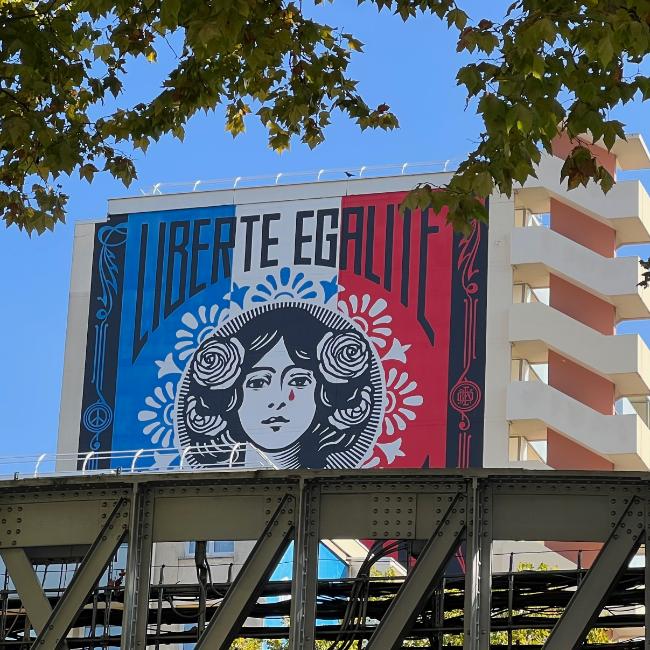 “Liberté Égalité Fraternité” by Cop21, November 2015.