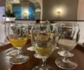 A tasting of house spirits at Leriche