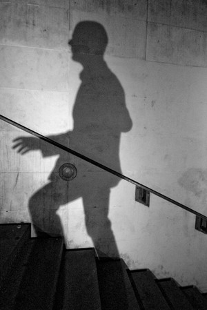 Shadow self-portrait. Photo credit: César Astudillo