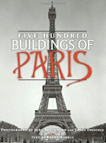 book cover, Five Hundred Buildings of Paris